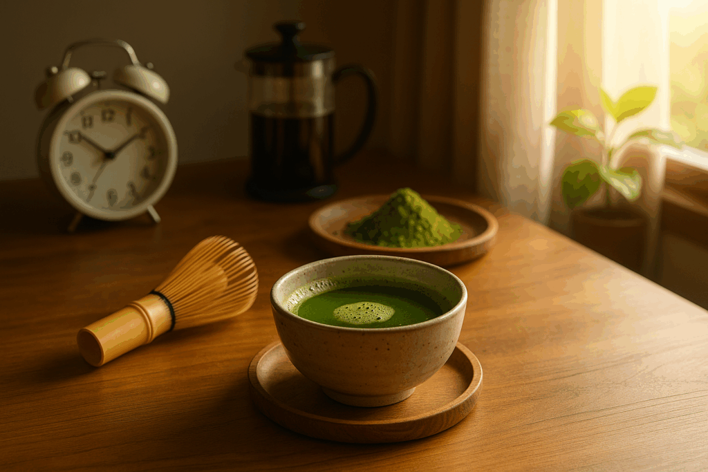 朝の抹茶習慣